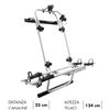 FABBRI Portabici 2 bici posteriore silver per camper Ducato-Boxer-Jumper