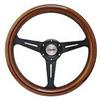Simoni Racing Volante Auto FUTA Vero Legno Razza Nera 350Ømm Calice 45mm Simoni Racing