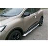 ARRIGONI Pedane laterali S50 stondate alluminio WHITE Renault Kadjar dal 2015