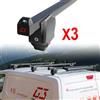 G3 3 barre portatutto portapacchi acciaio G3 Peugeot Expert H1 2007-2016