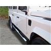 ARRIGONI Pedane laterali ovali in acciaio inox lucido Land Rover Defender 110