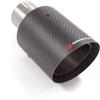 RAGAZZON Terminale di scarico Carbon rotondo Ø100mm L190 Ragazzon RO.100 Carbon