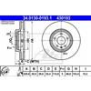 ATE 24.0130-0193.1 - Disco freno singolo anteriore ventilato 430193