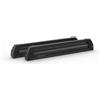 NORDRIVE Portasci e Snowboard PS-60 Scorrevole in alluminio nero per barre 6 sci o 4 snow