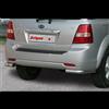 ARRIGONI Tubi protezione posteriore inox lucido 60mm Kia Sorento dal 2006 al 2008