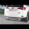 ARRIGONI Tubo protezione posteriore inox lucido 70mm Toyota Rav4 Hybrid dal 2016