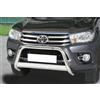 ARRIGONI Bull Bar protezione anteriore inox 60mm c/traversa Toyota Hilux Revo 2016-2020