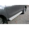 ARRIGONI Pedane laterali STD squadrate alluminio Toyota Hilux doppia cabina dal 2016