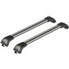 NORDRIVE Barre portatutto alluminio 79+69cm Silenzio CX C410 per profilo integrato