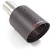 RAGAZZON Terminale di scarico Carbon rotondo Ø100mm L225 Ragazzon RO.100 Carbon