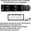 Max Per Renault Grand Scenic da 09/2016 Pulsantiera Alzacristalli Ant.Sx 4 Int.24pin