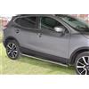 ARRIGONI Pedane laterali ovali in acciaio inox lucido Nissan Qashqai dal 2014
