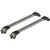 NORDRIVE Barre portatutto alluminio 89+79cm Silenzio CX C410 per profilo integrato