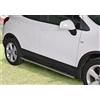 ARRIGONI Pedane laterali ovali in acciaio inox lucido Opel Mokka 2012-2019