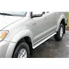 ARRIGONI Tubi laterali ovali di protezione alluminio Toyota Hilux Double Cab 2005-2015