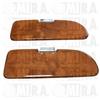M.i.r.a Pantine Parasole in Legno Destra e Sinistra per Fiat 500 Ricambi x Auto d'epoca