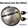 Meroni Spa UFO² Serratura Antifurto con due Chiavi per Portellone Furgoni Ø 81 x h 40,5 mm