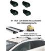 CAM For Mitsubishi Pajero Pinin SUV (00>06) Kit Barre Alluminio Portat (RAIL APERTI)