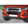 ARRIGONI Bull Bar anteriore inox lucido NERO 60mm con traversa Isuzu D-Max 2020-2024
