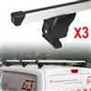 G3 3 barre portatutto portapacchi alluminio G3 Peugeot Boxer dal 2006
