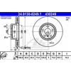 ATE 24.0130-0249.1 - Disco freno singolo anteriore sinistro ventilato 430249