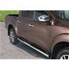 ARRIGONI Pedane laterali ovali in acciaio inox 70mm Nissan Navara NP300 dal 2016