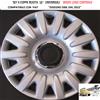 Per Fiat "Disegno 500L dal 2012" Set 4 Copricerchi 16" Universali SENZA LOGO