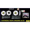 Autokit KIT 4 Distanziali Ruote da mm. 20 per FIAT Panda 4x4 Sisley KIT con bulloni set