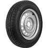 BRENDERUP Ruota con pneumatico 145/80 R 13 4X100 per rimorchi