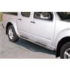 ARRIGONI Pedane laterali ovali in acciaio inox lucido Nissan Navara Double Cab dal 2005