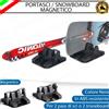 ESL PORTASCI PORTA SCI PORTA SNOWBOARD MAGNETICI TETTO PER SUBARU IMPREZA GC8