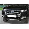 ARRIGONI Bull Bar protezione anteriore inox NERO 70mm Ford Ranger 2012-2022