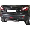 ARRIGONI Tubo di protezione posteriore inox lucido 70mm Nissan Qashqai dal 2010 al 2013