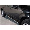 ARRIGONI Pedane laterali ovali in acciaio inox lucido Nissan Navara Extra Cab dal 2005