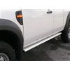 ARRIGONI Tubi laterali ovali in alluminio di protezione Ford Ranger Super Cab 2007-2012