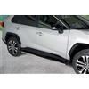 ARRIGONI Pedane laterali acciaio inox lucido ovale Toyota Rav4 dal 2019