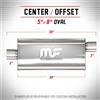 MAGNAFLOW Silenziatore universale Magnaflow 5x8'' x30'' uscite 3''/3'' Offset