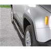 ARRIGONI Pedane laterali ovali acciaio inox lucido Jeep Renegade dal 2014