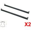 LA PREALPINA 2 Barre portatutto portapacchi PROFESSIONAL acciaio Jeep Wrangler 3/5p dal 2007