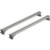 NORDRIVE Barre portatutto portapacchi alluminio 140cm Silenzio per profilo integrato