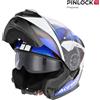 Acerbis CASCO MODULARE APRIBILE ACERBIS SEREL 2206 BLU BIANCO LUCIDO TAGLIA XS S M L XL
