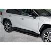 ARRIGONI Pedane laterali acciaio inox NERO 70mm Toyota Rav4 dal 2019