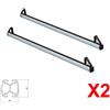 LA PREALPINA 2 Barre portatutto portapacchi XAL alluminio Suzuki Samurai SJ410/413 tetto bass
