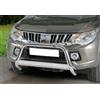 ARRIGONI Bull Bar protezione anteriore inox c/traversa Mitsubishi L200 MY16 2015-2018