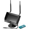 LAMPA Monitor veicolare LCD 7 pollici Wireless max 4 telecamere con telecomando M4