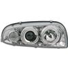 PILOT Coppia fanali anteriori cromo Angel Eyes Ford Fiesta IV dal 08/1995 al 01/2002