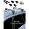 CAM For Nissan Qashqai I (07>14) Kit Barre Portapacchi Portabagagli (RAIL APERTI)