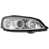 PILOT Coppia fanali anteriori cromo Angel Eyes Opel Astra G dal 02/1998 al 03/2004