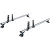 CRUZ Kit 6 fermacarichi pieghevoli 18cm per barre portatutto Cruz Cargo AF alluminio