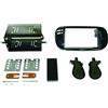 winner life KIT MASCHERINA AUTORADIO DOPPIO DIN PER FIAT 500 2007> NERO LUCID PRESE ARIA MOB
